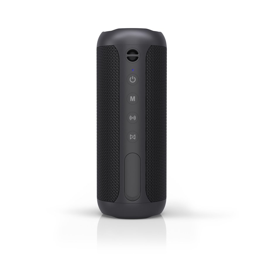 Niceboy Polaris - LED Bezdrôtový reproduktor s mikrofónom 30W/4000 mAh IPX7 čierna