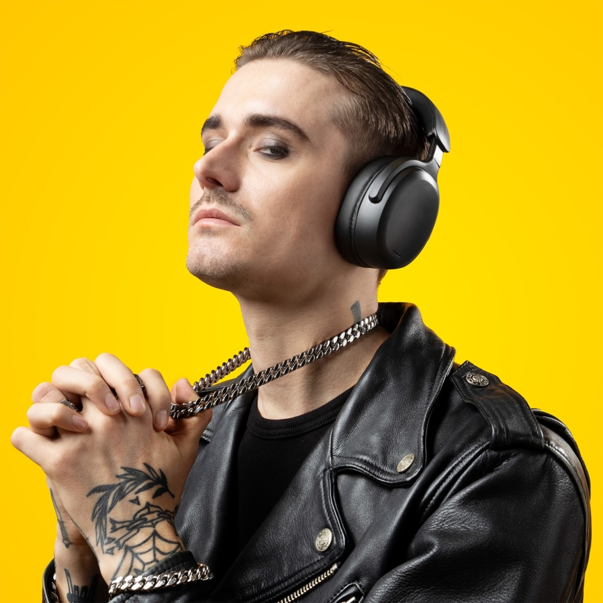 Niceboy Sora - Bezdrôtové slúchadlá s mikrofónom 250 mAh IPX4 čierna