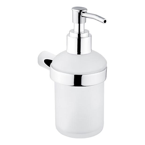 NIMCO BR 11031C-26 - Nástenný dávkovač mydla BORMO 180 ml matné sklo/lesklý chróm