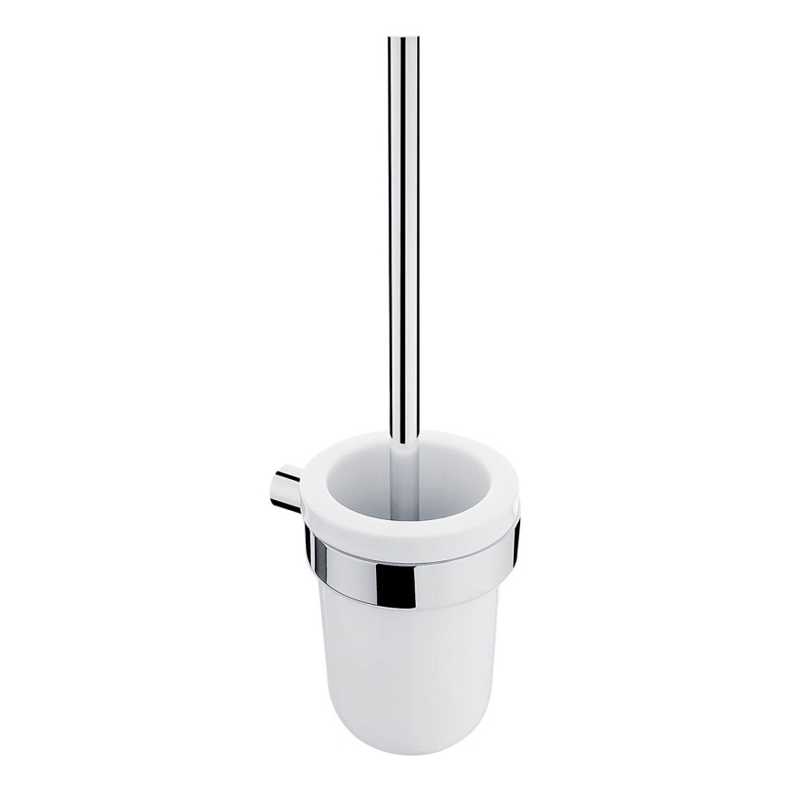 NIMCO BR 11094KU-26 - Nástenná WC štetka BORMO biela/lesklý chróm
