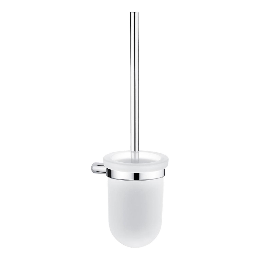 NIMCO BR 11094WN-26 - Nástenná WC štetka BORMO matné sklo/lesklý chróm