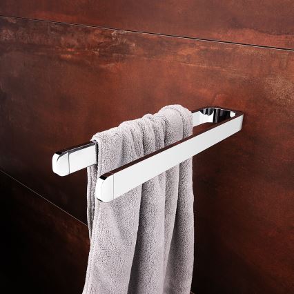 NIMCO NK 30098-26 - Nástenný vešiak na uteráky NIKAU 39 cm lesklý chróm
