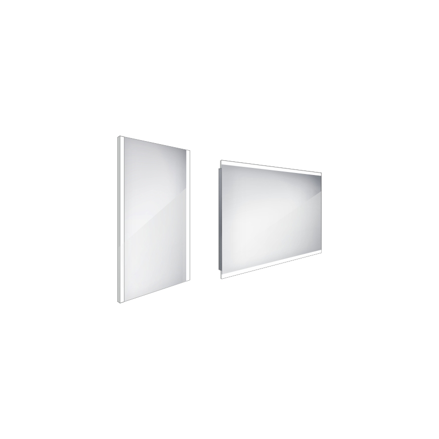 NIMCO ZP 11000 - LED Kúpeľňové podsvietené zrkadlo LED/18W/230V 6500K 60x40 cm IP44