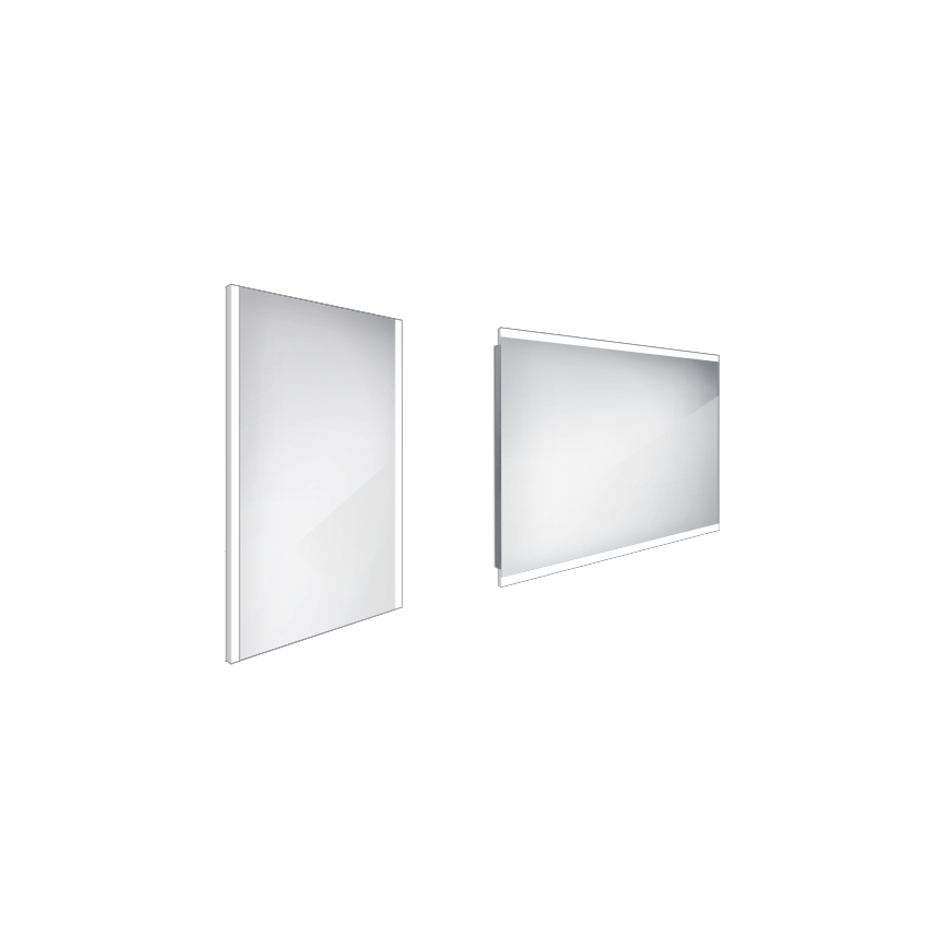 NIMCO ZP 11001 - LED Kúpeľňové podsvietené zrkadlo LED/21W/230V 6500K 70x50 cm IP44