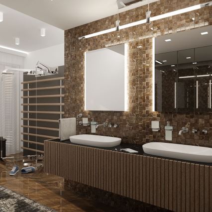 NIMCO ZP 11001 - LED Kúpeľňové podsvietené zrkadlo LED/21W/230V 6500K 70x50 cm IP44