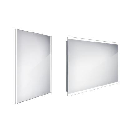 NIMCO ZP 11002 - LED Kúpeľňové podsvietené zrkadlo LED/24W/230V 6500K 80x60 cm IP44