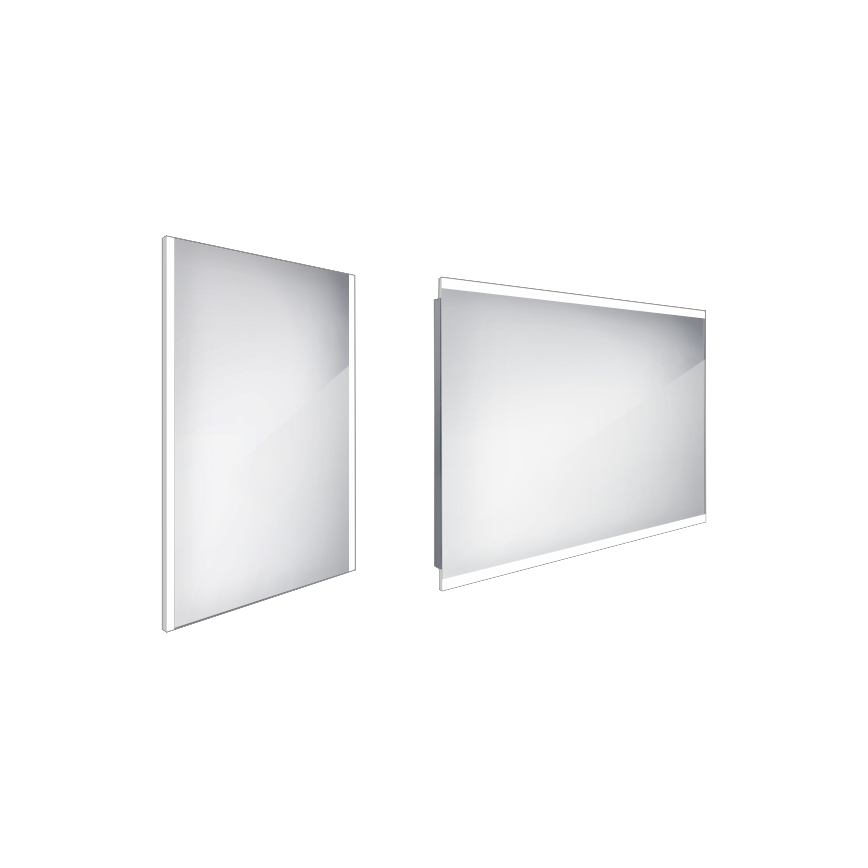 NIMCO ZP 11002 - LED Kúpeľňové podsvietené zrkadlo LED/24W/230V 6500K 80x60 cm IP44