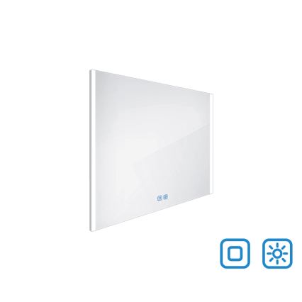 NIMCO ZP 11003V - LED Stmievateľné kúpeľňové podsvietené zrkadlo LED/21W/230V 3000-6500K 70x80 cm IP44