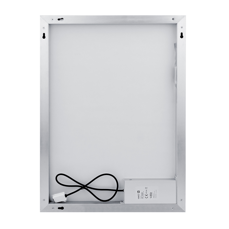 NIMCO ZP 13001VX - LED Stmievateľné kúpeľňové podsvietené zrkadlo LED/35W/230V 3000-6500K 70x50 cm IP44