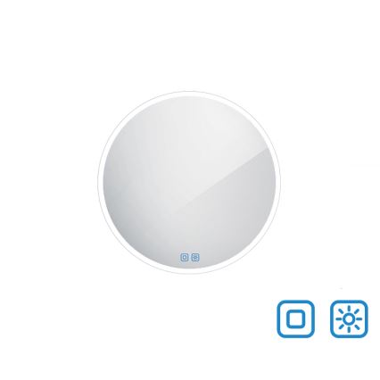 NIMCO ZP 26000RVX - LED Stmievateľné kúpeľňové podsvietené zrkadlo LED/26W/230V 3000-6500K pr. 60 cm IP44