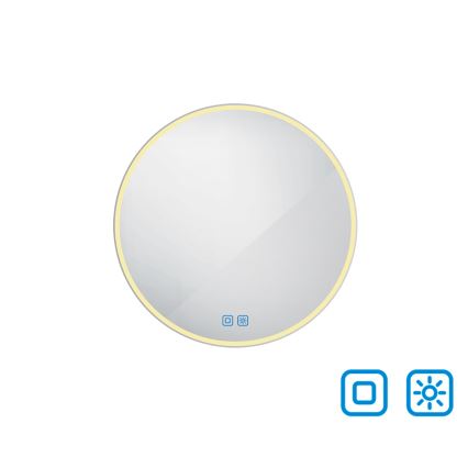NIMCO ZP 26000RVX - LED Stmievateľné kúpeľňové podsvietené zrkadlo LED/26W/230V 3000-6500K pr. 60 cm IP44