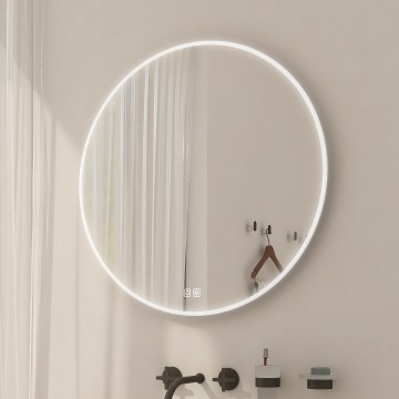 NIMCO ZP 26000RVX - LED stmievateľné podsvietené kúpeľňové zrkadlo LED/26W/230V 3000-6500K priemer 60 cm IP44