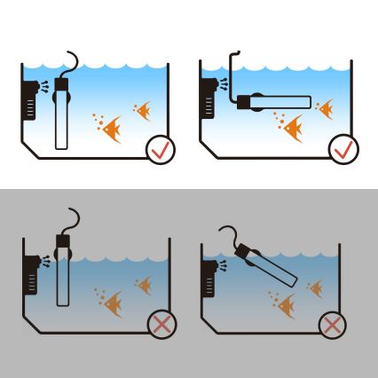 Nobleza - Nerezový ohrievač do akvária 100 W