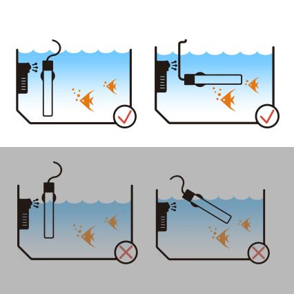 Nobleza - nerezový ohrievač do akvária 50 W