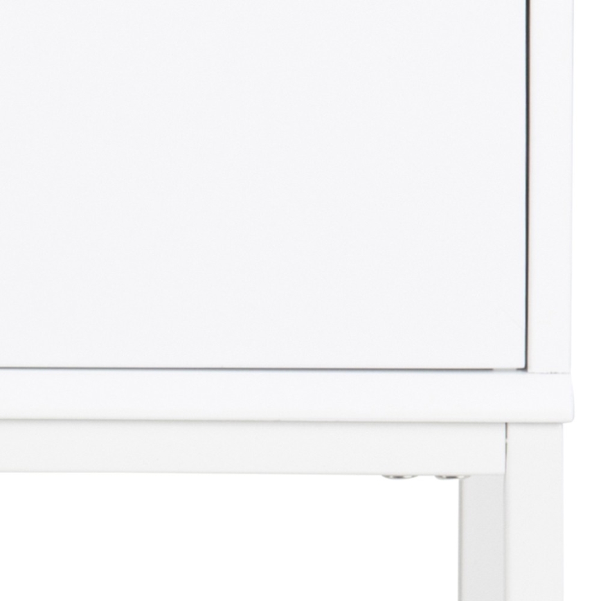 Nočný stolík CARLY biely