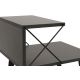 Nočný stolík CROSS 55x50 cm antracit