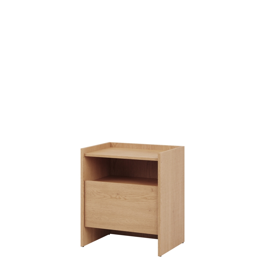 Nočný stolík JAPANDI 53x60 cm dub Cremona