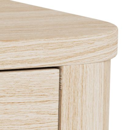 Nočný stolík MADERA 46x30 cm biely dub