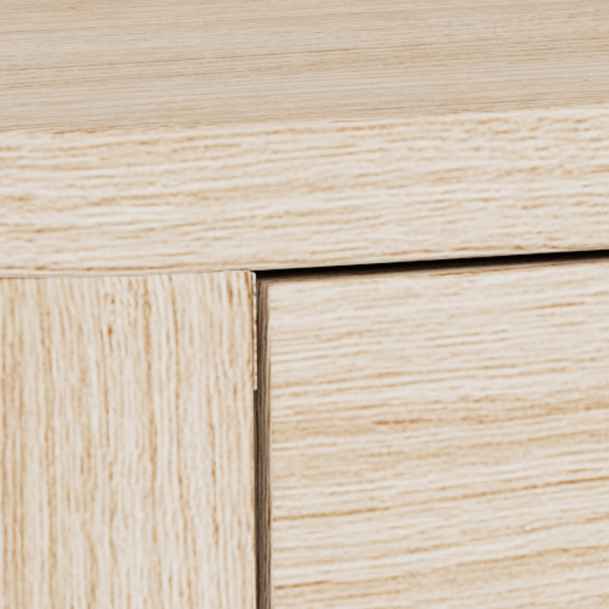 Nočný stolík MADERA 46x30 cm biely dub