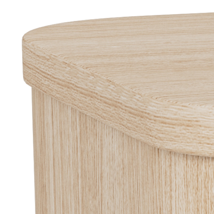 Nočný stolík MADERA 46x30 cm biely dub