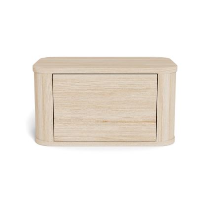 Nočný stolík MADERA 46x30 cm biely dub