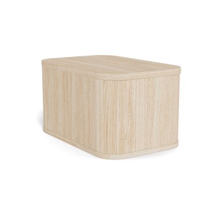 Nočný stolík MADERA 46x30 cm biely dub
