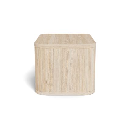 Nočný stolík MADERA 46x30 cm biely dub
