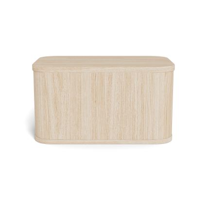 Nočný stolík MADERA 46x30 cm biely dub