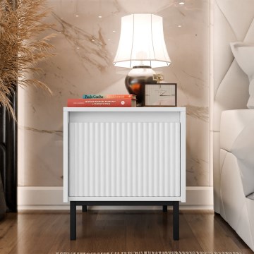 Nočný stolík OZMI 50x45 cm biely