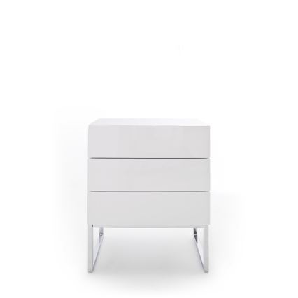 Nočný stolík ROCKY XL biely