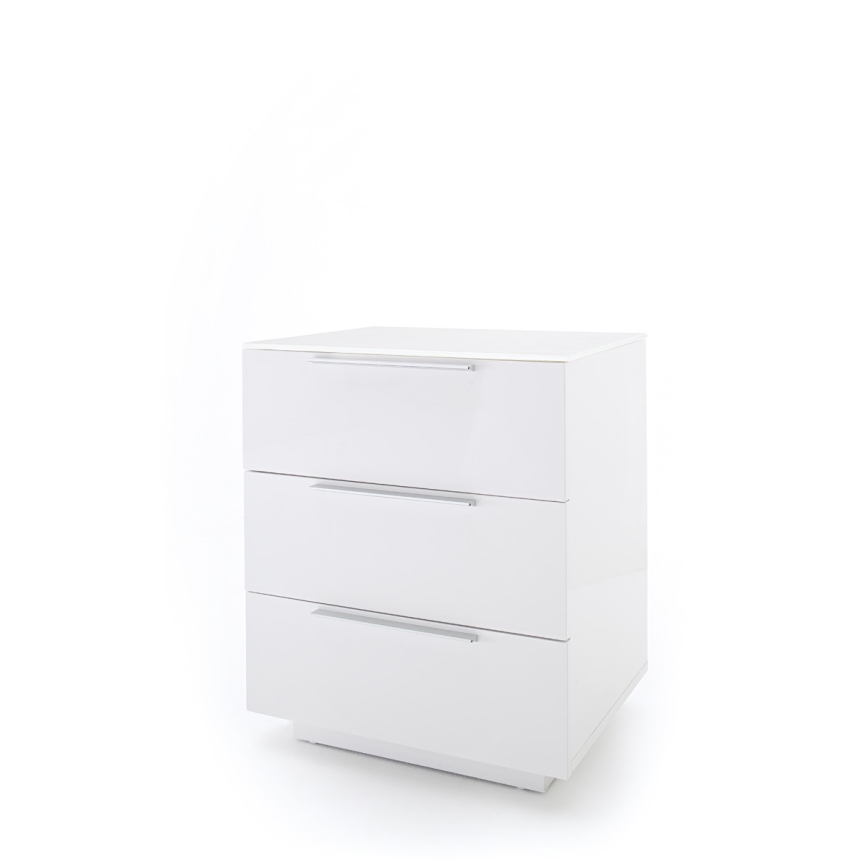 Nočný stolík ROCKY XXL biely