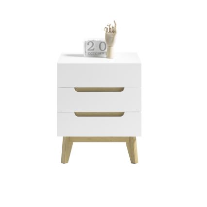 Nočný stolík SINIRA biely