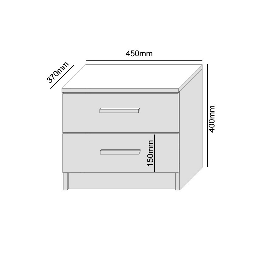 Nočný stolík TOD dub Wotan