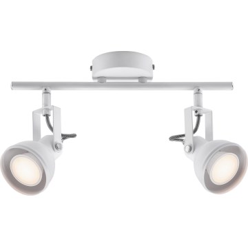 Nordlux - Bodové svietidlo ASLAK 2xGU10/35W/230V biela
