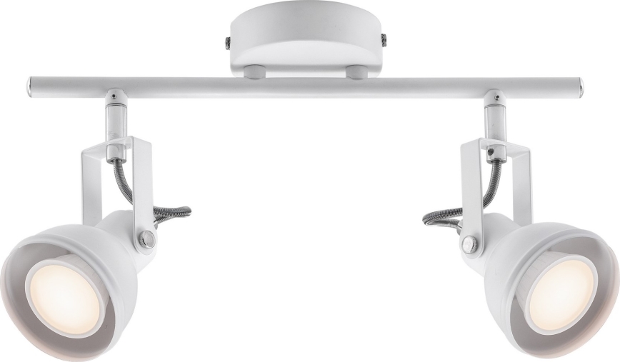 Nordlux - Bodové svietidlo ASLAK 2xGU10/35W/230V biela