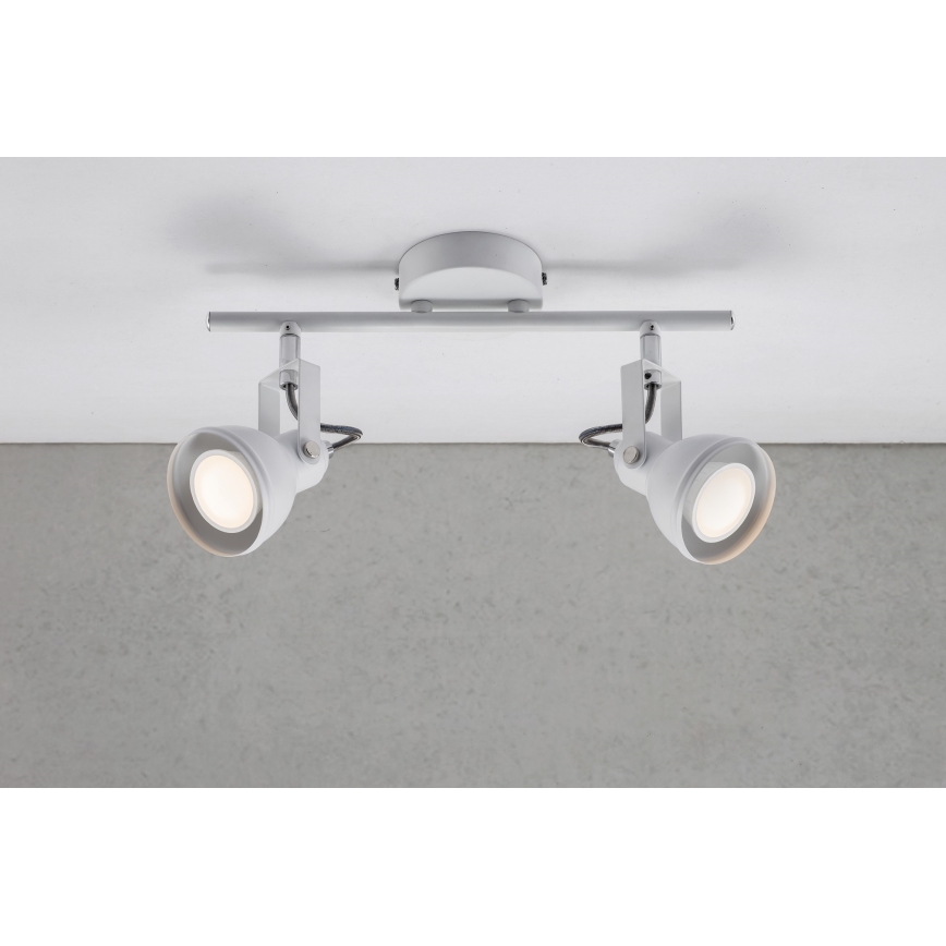 Nordlux - Bodové svietidlo ASLAK 2xGU10/35W/230V biela