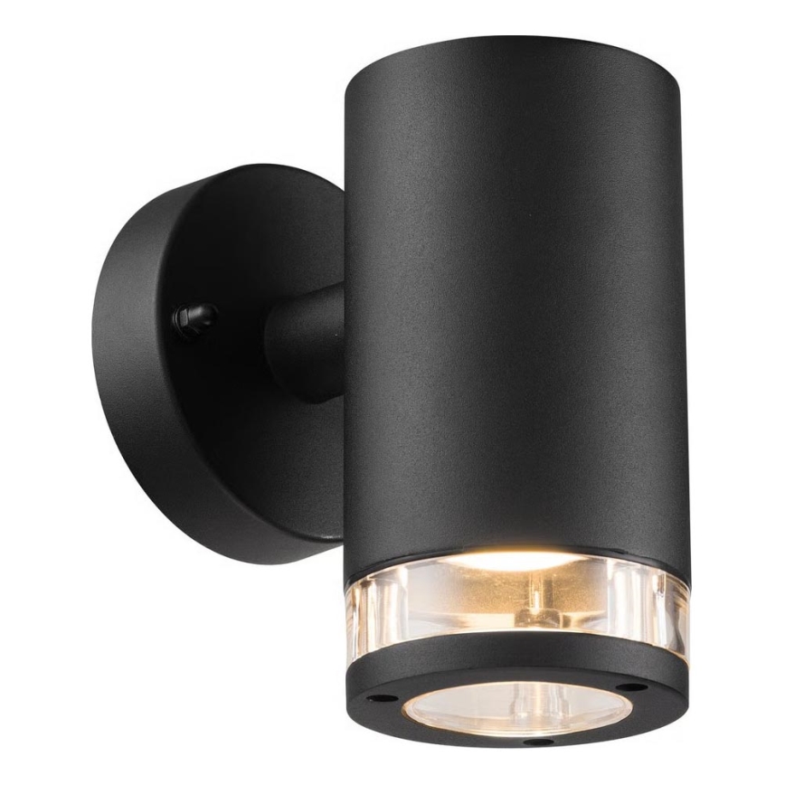 Nordlux - Exteriérové nástenné svietidlo BIRK 1xGU10/28W/230V IP44 čierna