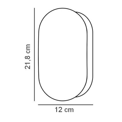 Nordlux - Kúpeľňové nástenné svietidlo FOAM 1xE27/55W/230V IP44 čierna