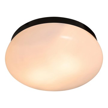 Nordlux - Kúpeľňové stropné svietidlo FOAM 2xE27/55W/230V IP44 čierna