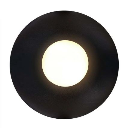 Nordlux - Kúpeľňové stropné svietidlo SIONA 1xE27/60W/230V IP44 čierna