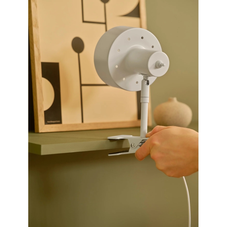 Nordlux - Lampa s klipom MATIS 1xE27/15W/230V biela
