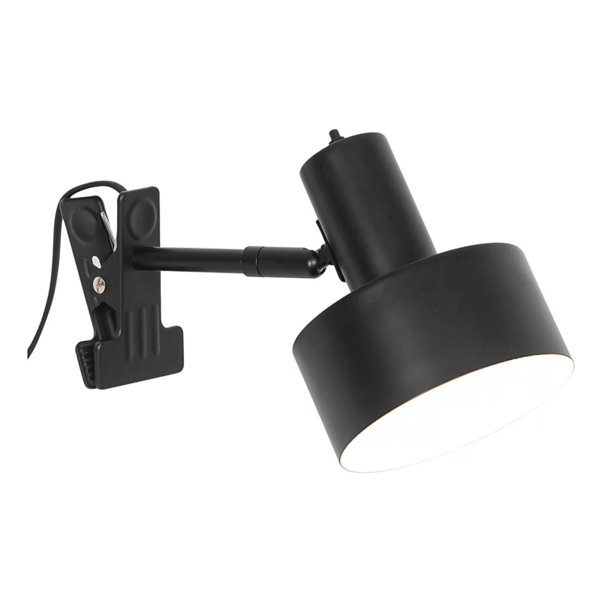 Nordlux - Lampa s klipom MATIS 1xE27/15W/230V čierna