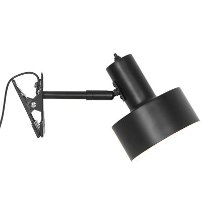 Nordlux - Lampa s klipom MATIS 1xE27/15W/230V čierna