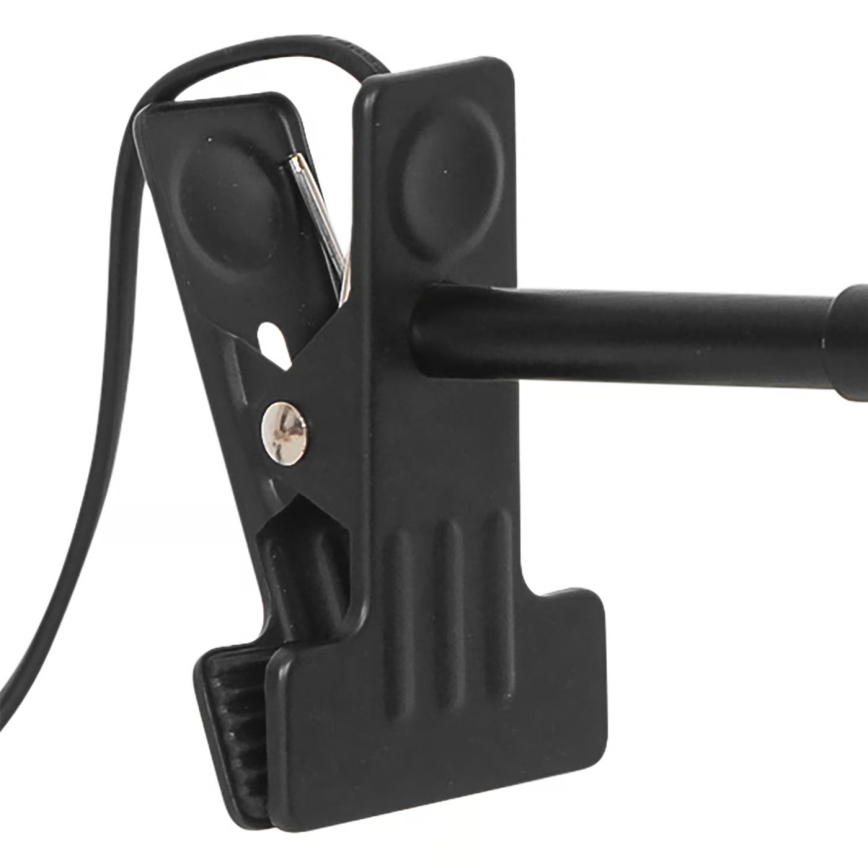 Nordlux - Lampa s klipom MATIS 1xE27/15W/230V čierna