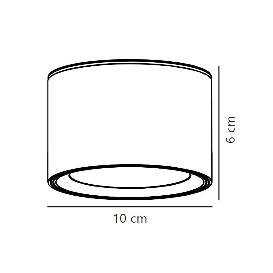 Nordlux - LED Bodové svietidlo FALLON LED/5,5W/230V čierna