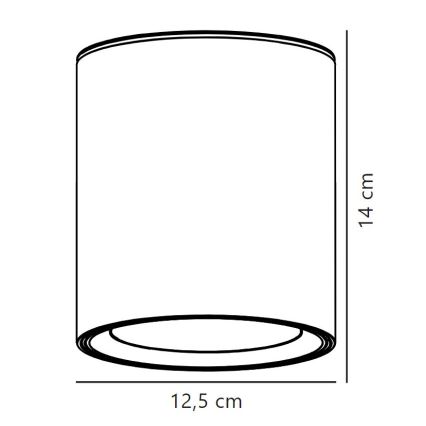 Nordlux - LED stmievateľné kúpeľňové bodové svietidlo LANDON LED/6,5W/230V IP44 čierna