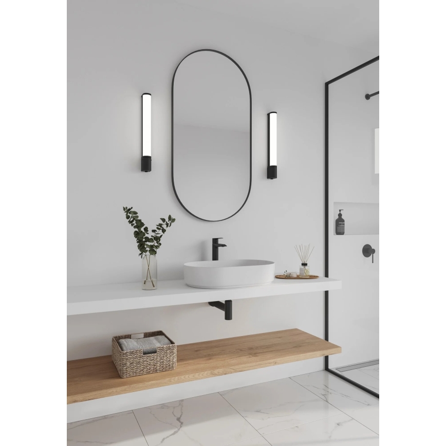 Nordlux - LED Kúpeľňové osvetlenie zrkadla MALAIKA LED/6W/230V 3000K IP44 čierna