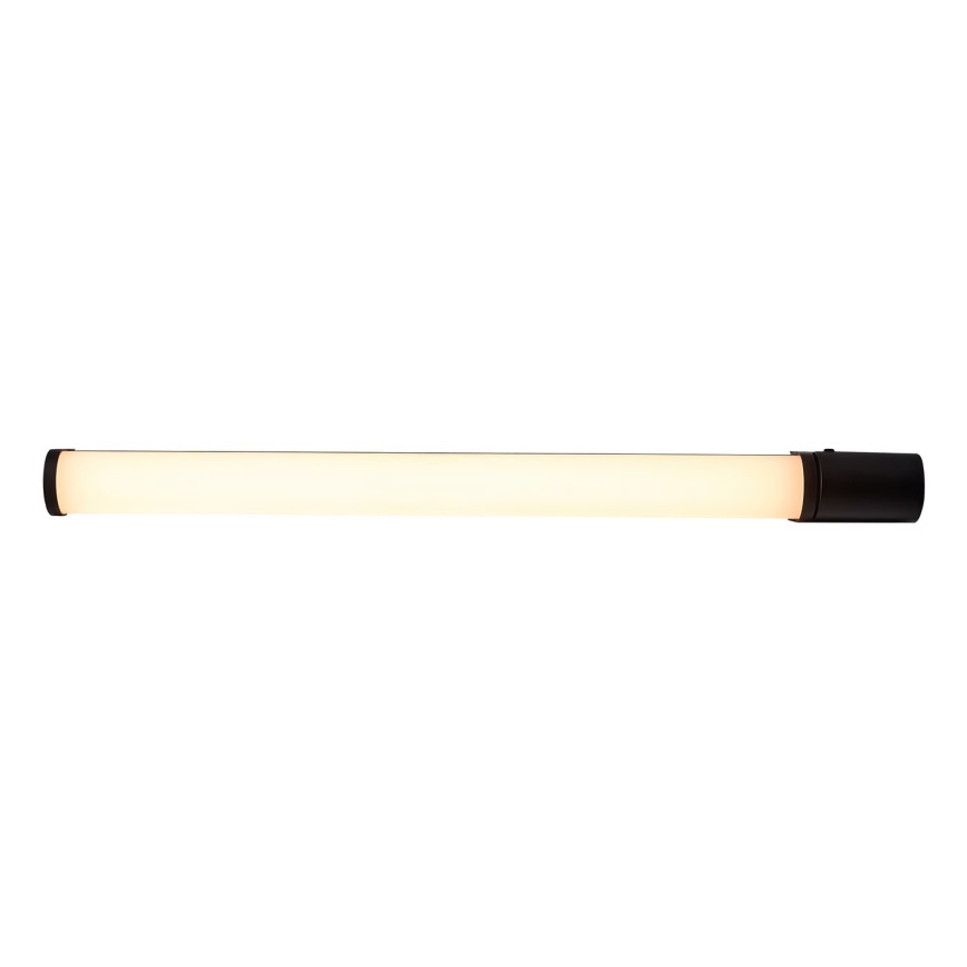 Nordlux - LED osvetlenie zrkadla do kúpeľne so zásuvkou MALAIKA LED/15W/230V IP44 68,4 cm čierna