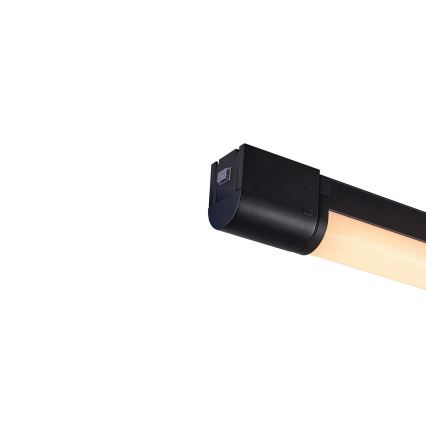 Nordlux - LED osvetlenie zrkadla do kúpeľne so zásuvkou MALAIKA LED/15W/230V IP44 68,4 cm čierna