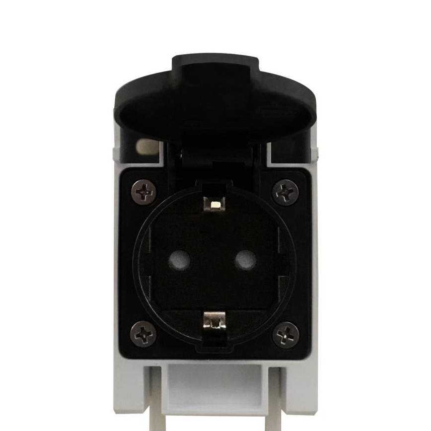 Nordlux - LED osvetlenie zrkadla do kúpeľne so zásuvkou MALAIKA LED/15W/230V IP44 68,4 cm čierna